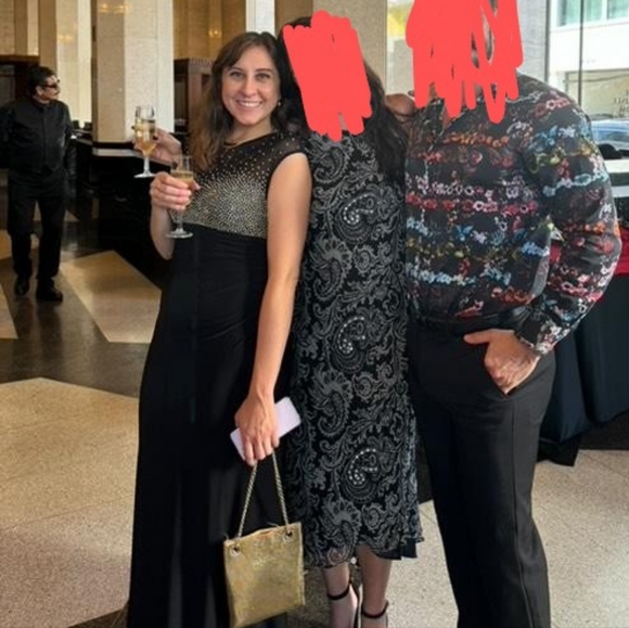 XScape Gown with Beaded Bust - Picture 2 of 5